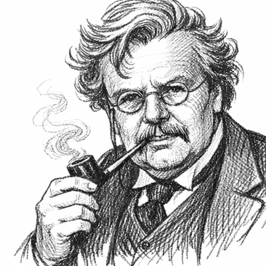 G. K. Chesterton portrait