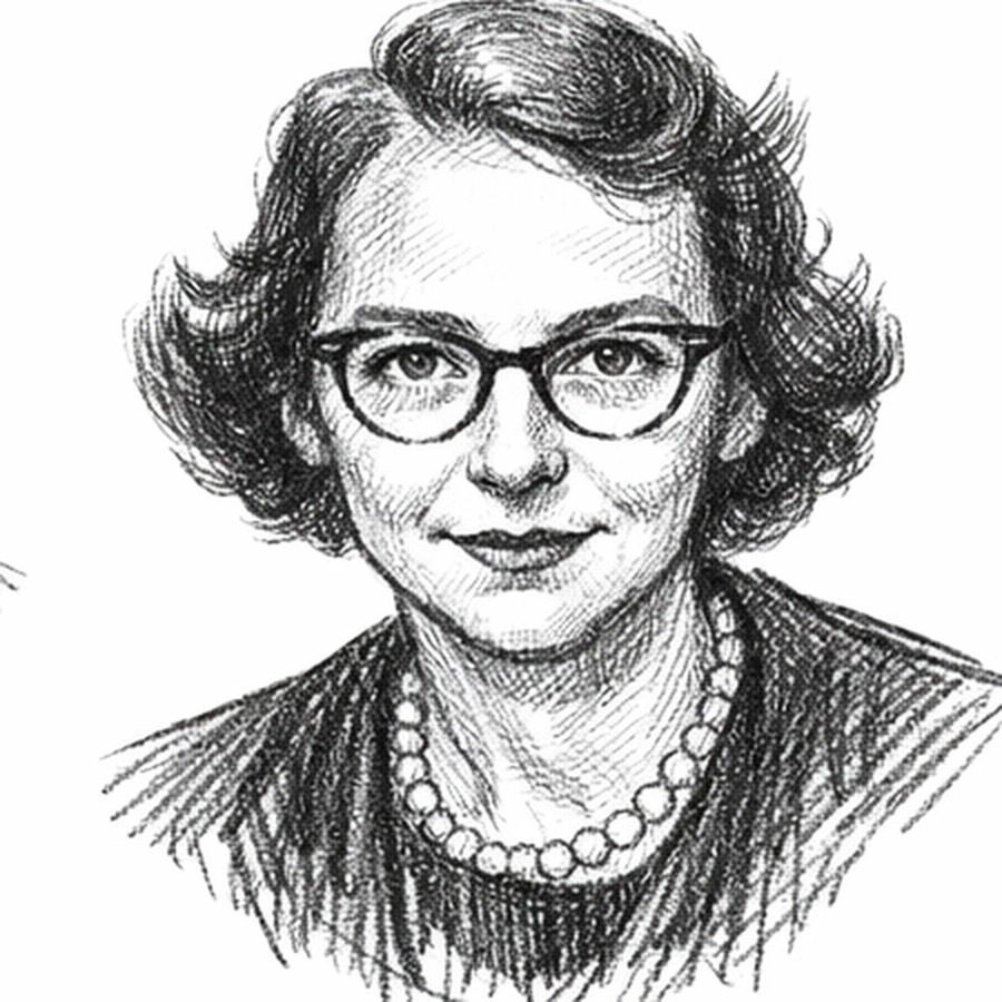 Flannery O&rsquo;Connor portrait